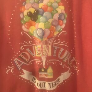 Bella Canvas Red Short Sleeve Tee with Vintage Balloon Design